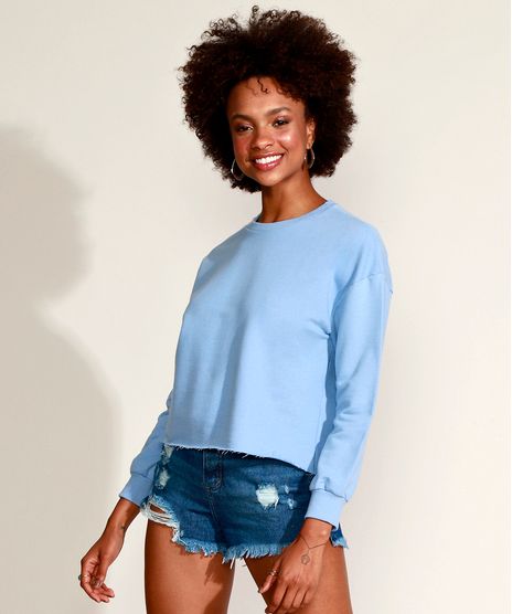Blusao-de-Moletom-Feminino-Basico-Manga-Bufante-Decote-Redondo-com-Certificacao-C2C™-Azul-Claro-9954380-Azul_Claro_1