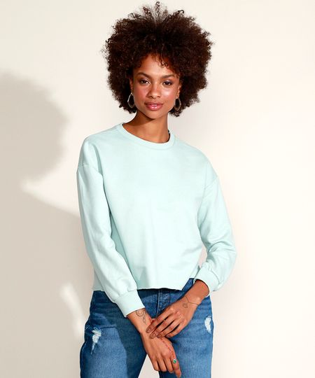 Blusao-de-Moletom-Feminino-Basico-Manga-Bufante-Decote-Redondo-com-Certificacao-C2C™-Verde-Claro-9954380-Verde_Claro_1 Blusao-de-Moletom-Feminino-Basico-Manga-Bufante-Decote-Redondo-com-Certificacao-C2C™-Verde-Claro-9954380-Verde_Claro_1