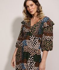 Vestido-Feminino-Muscle-Dress-Curto-Estampado-Floral-Manga-3-4-Preto-9963018-Preto_5