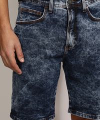 Bermuda-Jeans-Masculina-Slim-Marmorizada-com-Bolsos-Azul-Escuro-9963155-Azul_Escuro_4