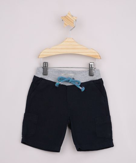 Bermuda-de-Sarja-Infantil-com-Bolsos-Cos-Canelado-Azul-Marinho-9963231-Azul_Marinho_1 Bermuda-de-Sarja-Infantil-com-Bolsos-Cos-Canelado-Azul-Marinho-9963231-Azul_Marinho_1