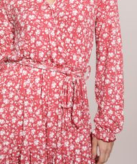Vestido-Feminino-Curto-Estampado-Floral-com-Transpasse-e-Babado-Manga-Longa-Decote-V-Rose-9961286-Rose_4