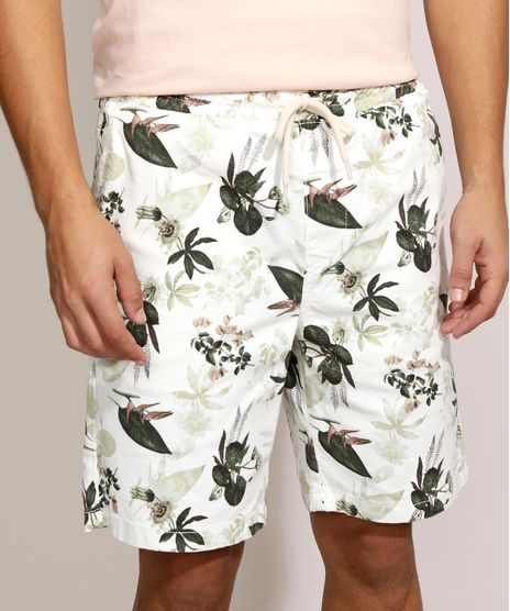 Bermuda-de-Sarja-Masculina-Relaxed-Estampada-Floral-com-Cordao-Off-White-9965418-Off_White_1