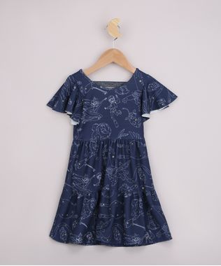 Vestido-Infantil-A-Caminho-da-Lua-Com-Recortes-Manga-Curta-Azul-Marinho-9965983-Azul_Marinho_1