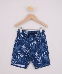 Short-Surf-Infantil-Estampado-de-Folhagens-com-Bolsos-e-Cadarco-Azul-Marinho-9962797-Azul_Marinho_1