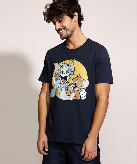 Camiseta-Masculina-Tom-e-Jerry-Manga-Curta-Gola-Careca-Azul-Marinho-9968113-Azul_Marinho_1