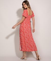 Vestido-Feminino-Midi-Estampado-Floral-Decote-Princesa-Manga-Curta-Bufante-Vermelho-9961285-Vermelho_2