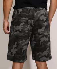Bermuda-de-Moletom-Masculina-Relaxed-Estampada-Camuflada-Preta-9968798-Preto_2