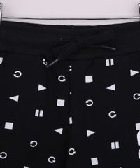 Bermuda-de-Moletom-Infantil-Estampada-Player-com-Bolsos-Preto-9970292-Preto_3