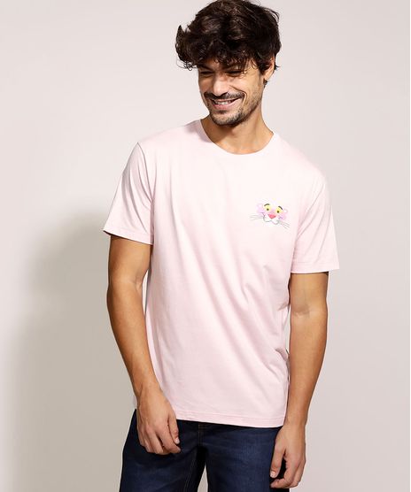 Camiseta-Masculina-Pantera-Cor-de-Rosa-Manga-Curta-Gola-Careca-Rosa-Claro-9968103-Rosa_Claro_1