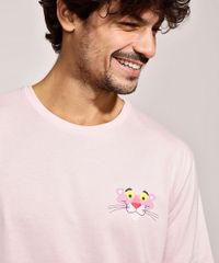 Camiseta-Masculina-Pantera-Cor-de-Rosa-Manga-Curta-Gola-Careca-Rosa-Claro-9968103-Rosa_Claro_2