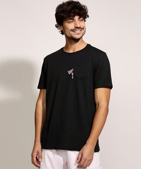 Camiseta-Masculina-Pantera-Cor-de-Rosa-Manga-com-Bolso-Curta-Gola-Careca-Preta-9968106-Preto_1 Camiseta-Masculina-Pantera-Cor-de-Rosa-Manga-com-Bolso-Curta-Gola-Careca-Preta-9968106-Preto_1