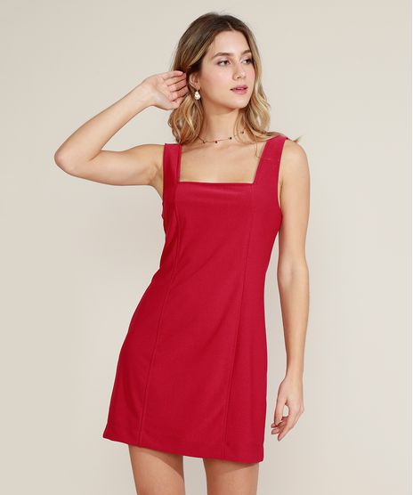 Vestido-Feminino-Curto-Reto-Decote-Quadrado-Alcas-Largas-Pink-9973003-Pink_1