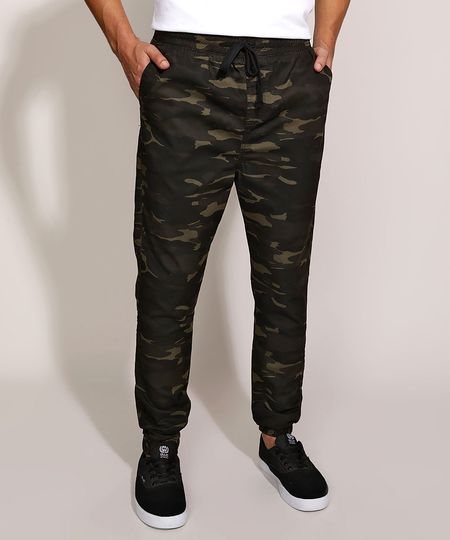 Calca-de-Sarja-Masculina-Jogger-Skinny-Estampada-Camuflada-Verde-Escuro-9583523-Verde_Escuro_1 Calca-de-Sarja-Masculina-Jogger-Skinny-Estampada-Camuflada-Verde-Escuro-9583523-Verde_Escuro_1