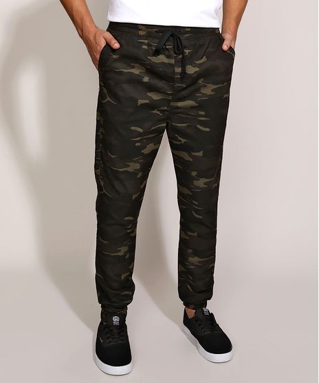 Calca-de-Sarja-Masculina-Jogger-Skinny-Estampada-Camuflada-Verde-Escuro-9583523-Verde_Escuro_1