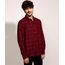 Camisa-de-Flanela-Masculina-Tradicional-Estampada-Xadrez-Manga-Longa-Vinho-9813189-Vinho_1