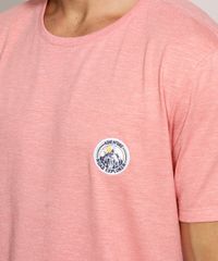 Camiseta-Masculina-com-Patch-Manga-Curta-Gola-Careca-Coral-9957939-Coral_4