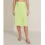 Saia-Feminina-Midi-Estampada-de-Poa-com-Recorte-Botoes-e-Fenda-Verde-Neon-9959748-Verde_Neon_1