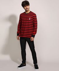 Camiseta-Masculina-Freddy-Krueger-Listrada-Manga-Longa-Gola-Careca-Preta-9960548-Preto_3
