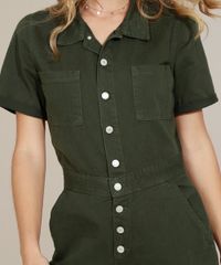 Macacao-de-Sarja-Feminino-com-Bolsos-Manga-Curta-Verde-Militar-9968058-Verde_Militar_6