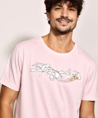 Camiseta-Masculina-Tom-e-Jerry-Manga-Curta-Gola-Careca-Rosa-Claro-9968110-Rosa_Claro_2