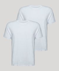 Kit-de-2-Camisetas-Masculinas-Basicas-Manga-Curta-Gola-Careca-Branco-9965573-Branco_1