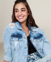 Jaqueta-Jeans-Feminina-Longa-com-Bolsos-Destroyed-Azul-Claro-9966001-Azul_Claro_6