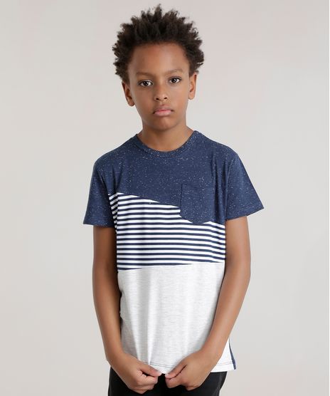 Camiseta-com-Recorte-Listrado-Azul-Marinho-8726197-Azul_Marinho_1