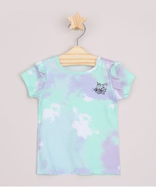 Blusa-Infantil-Tom-e-Jerry-Estampada-Tie-Dye-com-Babado-na-Manga-Multicor-9967918-Multicor_1