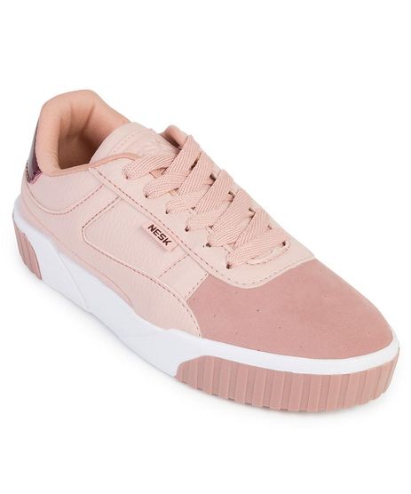 tenis nesk feminino rosa