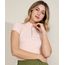 Blusa-Feminina-Canelada-com-Ziper-Manga-Curta-Gola-Alta-Rosa-Claro-9680111-Rosa_Claro_1