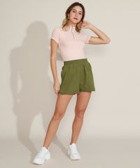 Blusa-Feminina-Canelada-com-Ziper-Manga-Curta-Gola-Alta-Rosa-Claro-9680111-Rosa_Claro_3