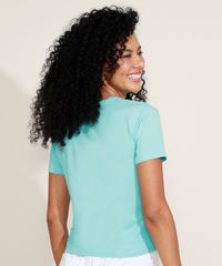 Blusa-Feminina-Basica-com-No-Manga-Curta-Decote-Redondo-Azul-Turquesa-9883921-Azul_Turquesa_2