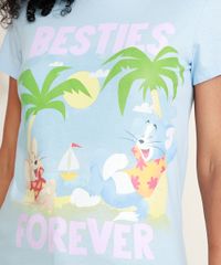 Blusa-Feminina-Tom-e-Jerry-Manga-Curta-Decote-Redondo-Azul-Claro-9967444-Azul_Claro_2