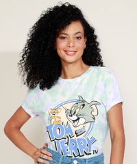 Blusa-Feminina-Tom-e-Jerry-Estampado-Tie-Dye-Manga-Curta-Decote-Redondo-Multicor-9967624-Multicor_1