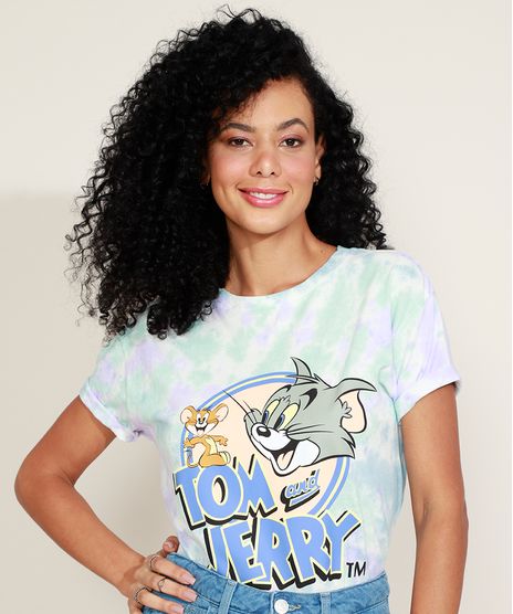 Blusa-Feminina-Tom-e-Jerry-Estampado-Tie-Dye-Manga-Curta-Decote-Redondo-Multicor-9967624-Multicor_1
