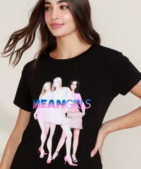Blusa-Feminina-Meninas-Malvadas-Manga-Curta-Preta-9957416-Preto_2