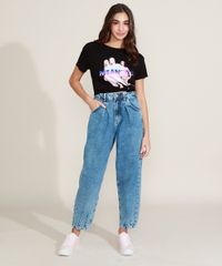 Blusa-Feminina-Meninas-Malvadas-Manga-Curta-Preta-9957416-Preto_3