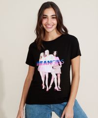 Blusa-Feminina-Meninas-Malvadas-Manga-Curta-Preta-9957416-Preto_5