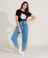Blusa-Feminina-Meninas-Malvadas-Manga-Curta-Preta-9957416-Preto_6