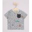 Camiseta-Infantil-Estampada-de-Animais-com-Bolso-Manga-Curta-Cinza-Mescla-9963410-Cinza_Mescla_1