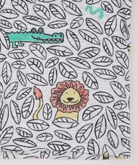 Camiseta-Infantil-Estampada-de-Animais-com-Bolso-Manga-Curta-Cinza-Mescla-9963410-Cinza_Mescla_4