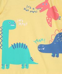 Camiseta-Infantil-Dinossauros--It-s-a-Dino-Party---Manga-Curta--Amarela-9963738-Amarelo_2
