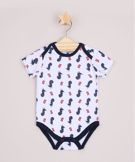 Body-Infantil-Estampado-de-Dinossauros-Manga-Curta-Branco-9916159-Branco_1