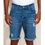 Bermuda-Jeans-Masculina-Ciclos-Slim-Destroyed-com-Certificacao-C2C™-Azul-Medio-9957124-Azul_Medio_1