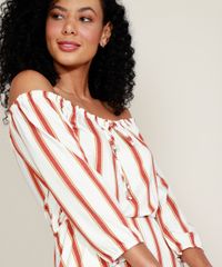 Vestido-Feminino-Curto-Ciganinha-Listrado-com-Cordao-Manga-3-4-Off-White-9942320-Off_White_6