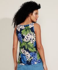 Regata-Feminina-Estampada-de-Folhagens-Alca-Larga-Azul-Marinho-9973778-Azul_Marinho_2