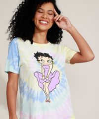 Blusa-Feminina-Betty-Boop-Estampado-Tie-Dye-Manga-Curta-Decote-Redondo-Multicor-9967639-Multicor_6