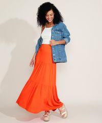 Saia-Feminina-Longa-com-Recortes-Laranja-9967683-Laranja_5