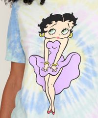 Blusa-Feminina-Betty-Boop-Estampado-Tie-Dye-Manga-Curta-Decote-Redondo-Multicor-9967639-Multicor_2